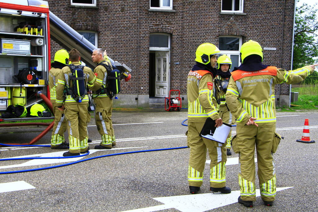 Rookontwikkeling bij brand in vrijstaande woning