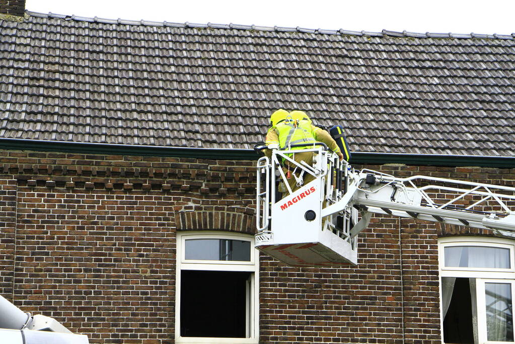 Rookontwikkeling bij brand in vrijstaande woning