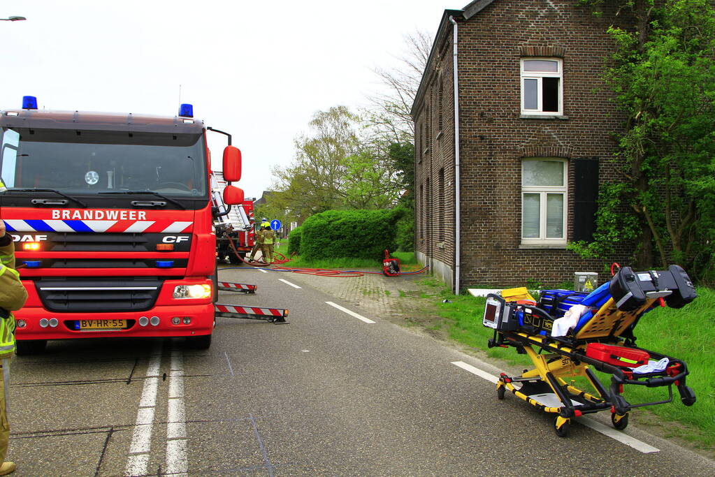 Rookontwikkeling bij brand in vrijstaande woning