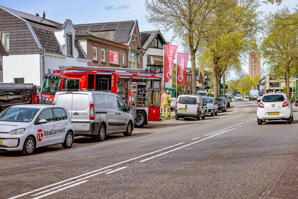 Gasleiding geraakt bij graafwerkzaamheden in woning