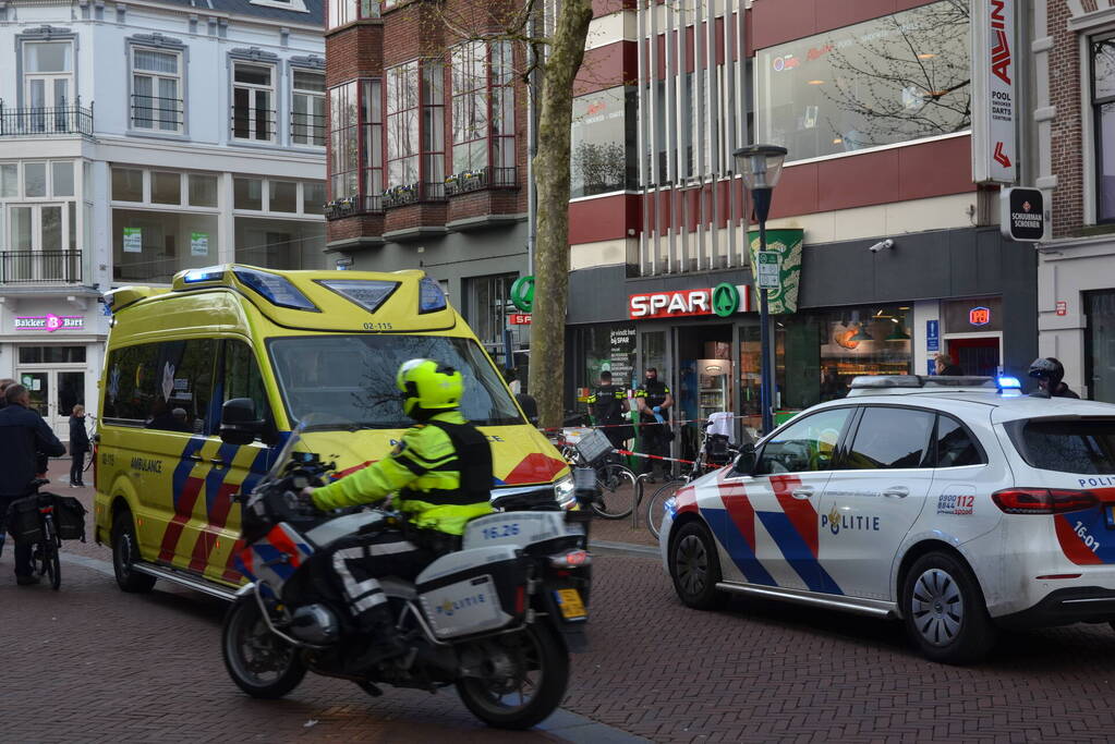 Persoon gewond door geweldsmisdrijf