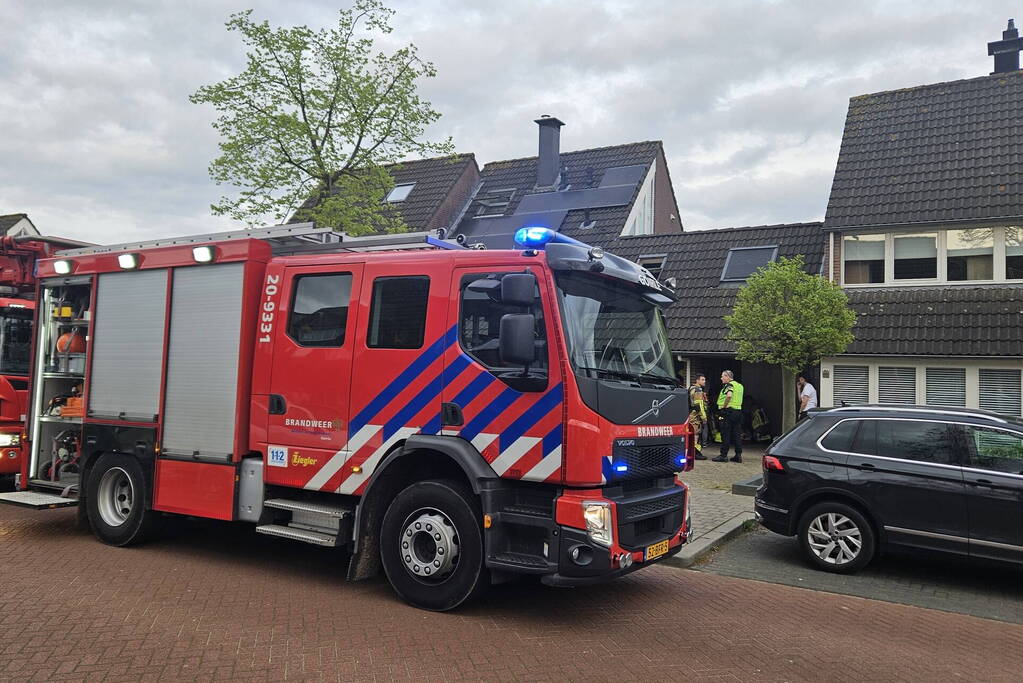 Brand in woning snel onder controle