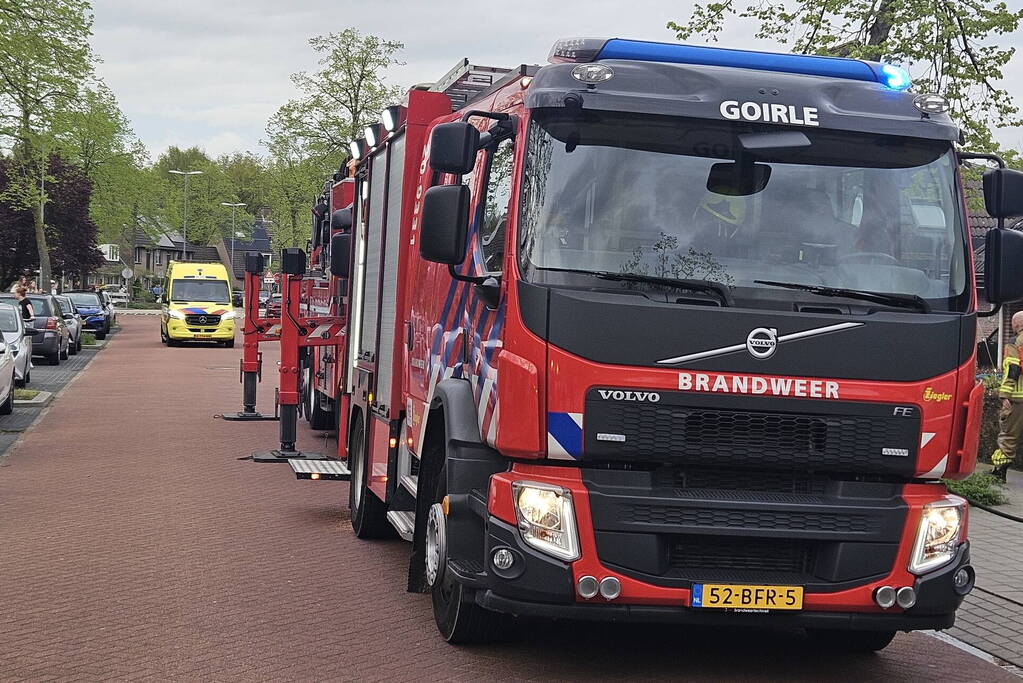 Brand in woning snel onder controle