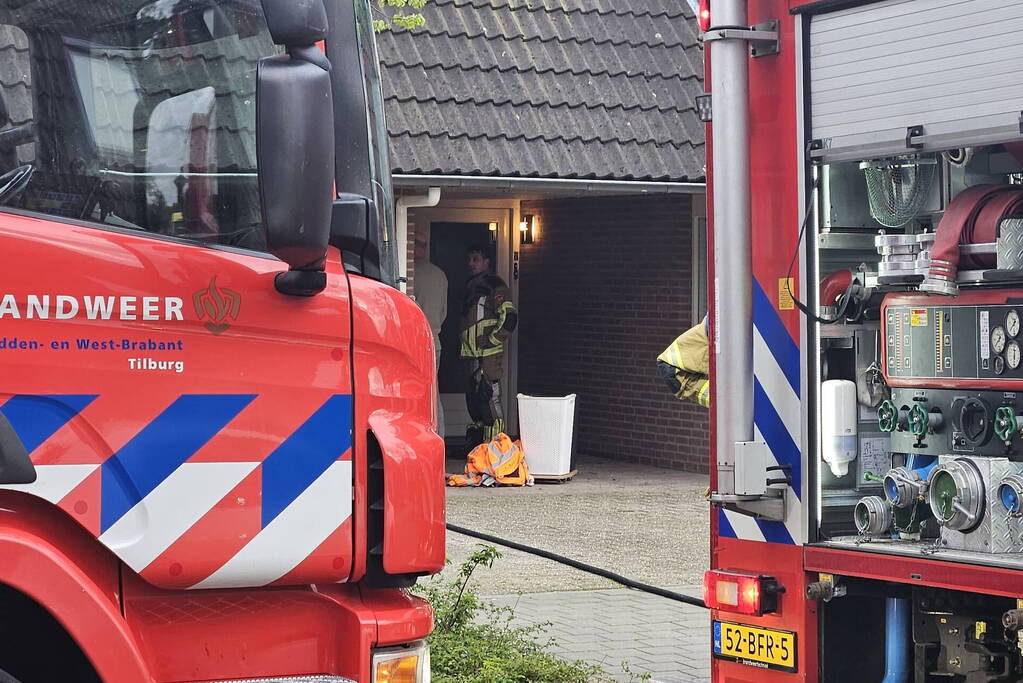 Brand in woning snel onder controle