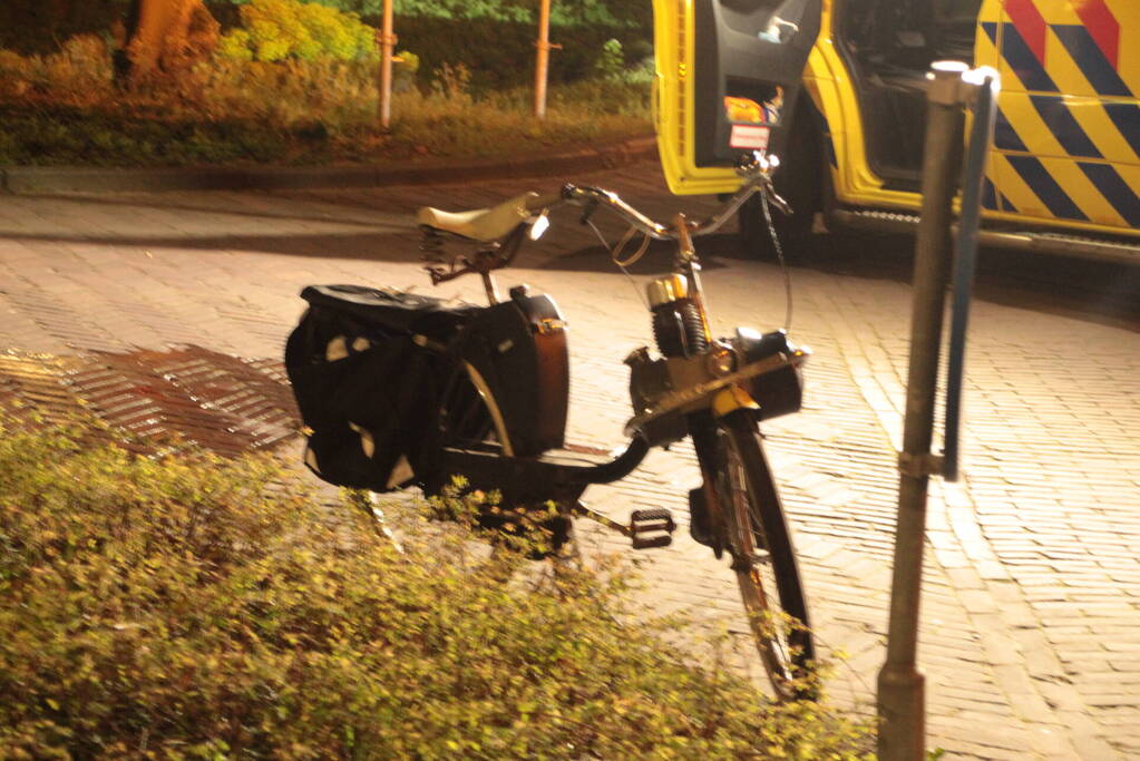 Solex bestuurder gewond bij aanrijding met fietser