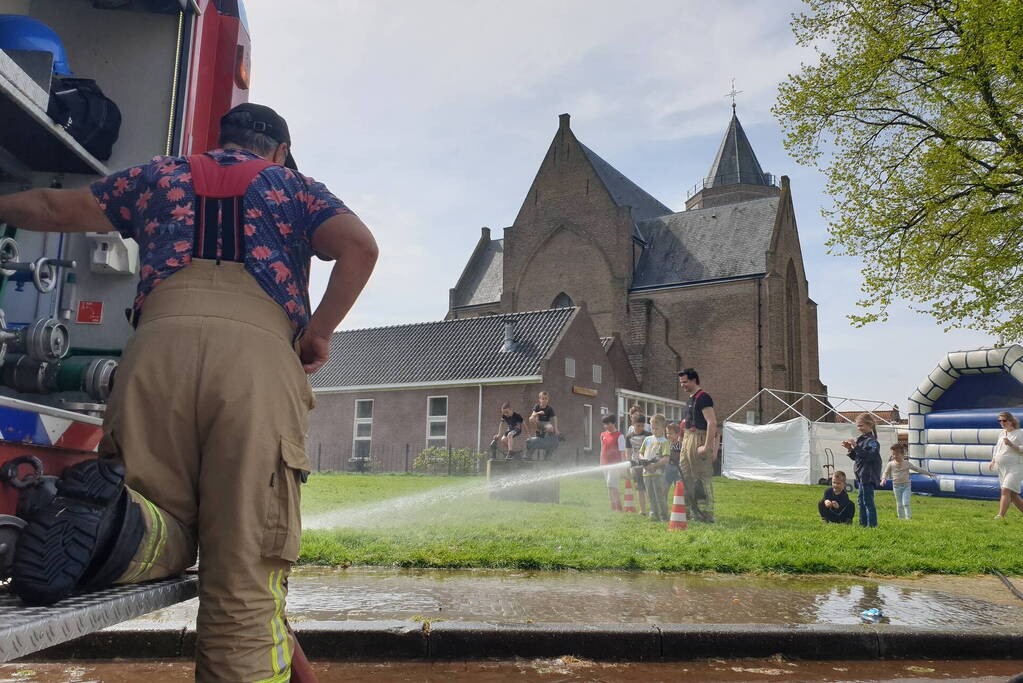 Brandweer bezorgt kinderen leuke dag op voorjaarsfair