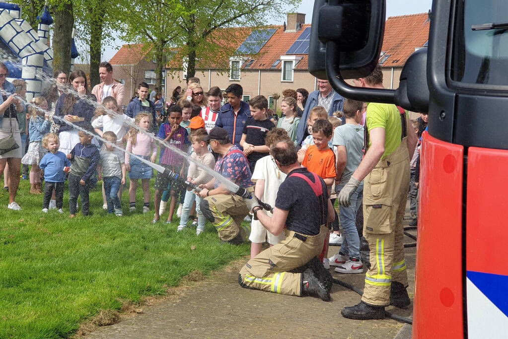 Brandweer bezorgt kinderen leuke dag op voorjaarsfair