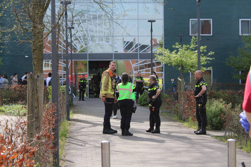 Brand in een studentenhuis van technische Universiteit