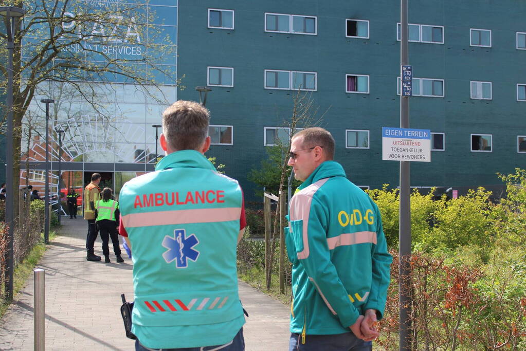 Brand in een studentenhuis van technische Universiteit