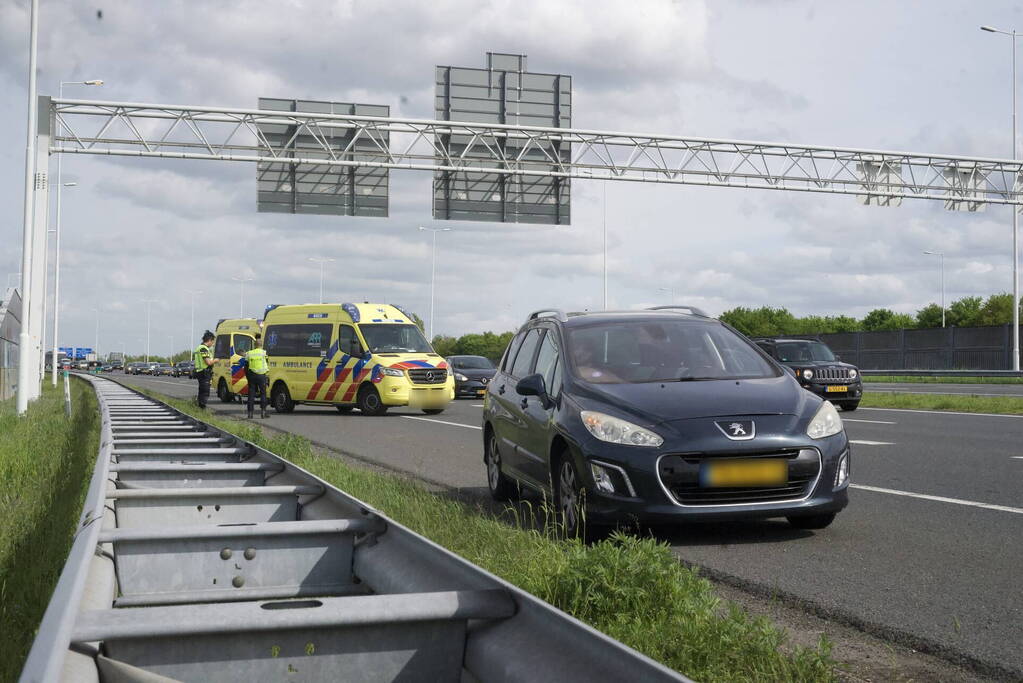 Gewonde bij ongeval op snelweg