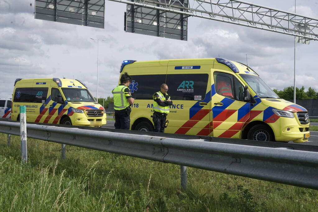 Gewonde bij ongeval op snelweg