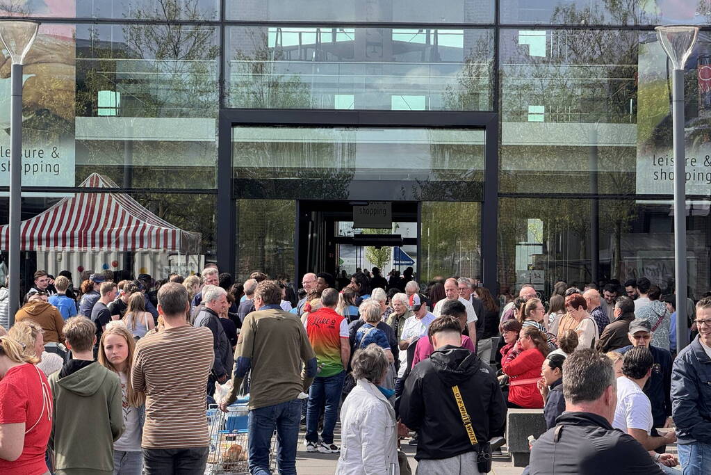 Winkelcentrum ontruimd vanwege storing in sprinkler