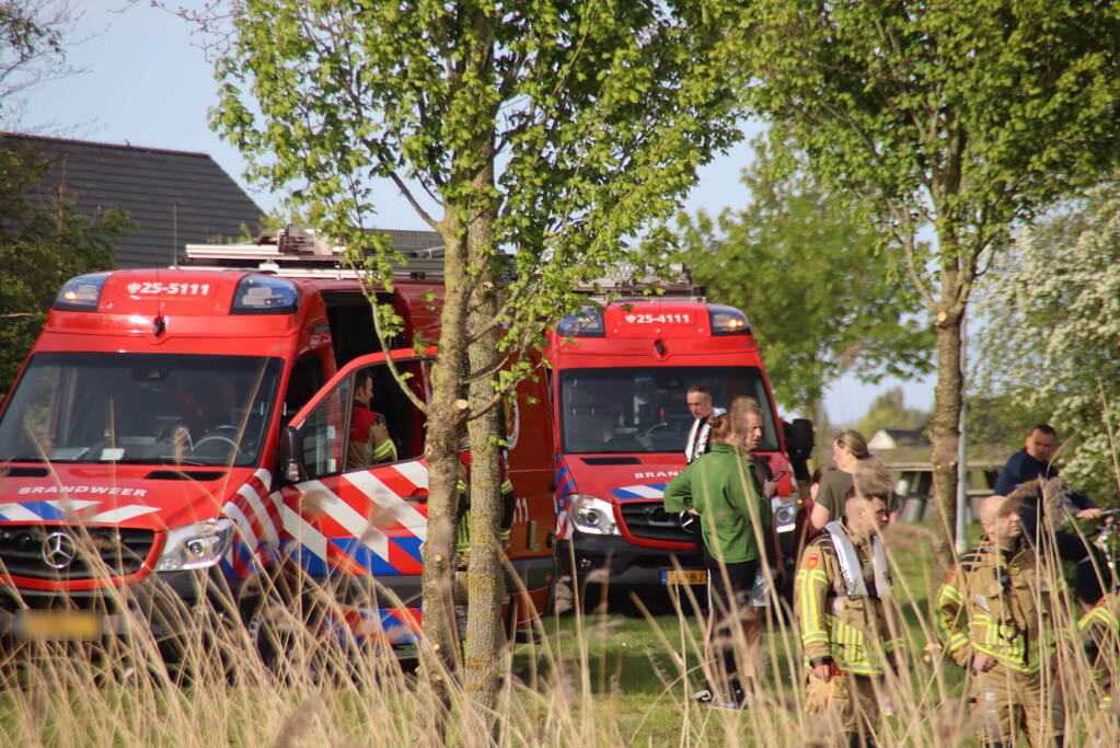 Politiehelikopter en veel hulpdiensten aanwezig voor valse melding