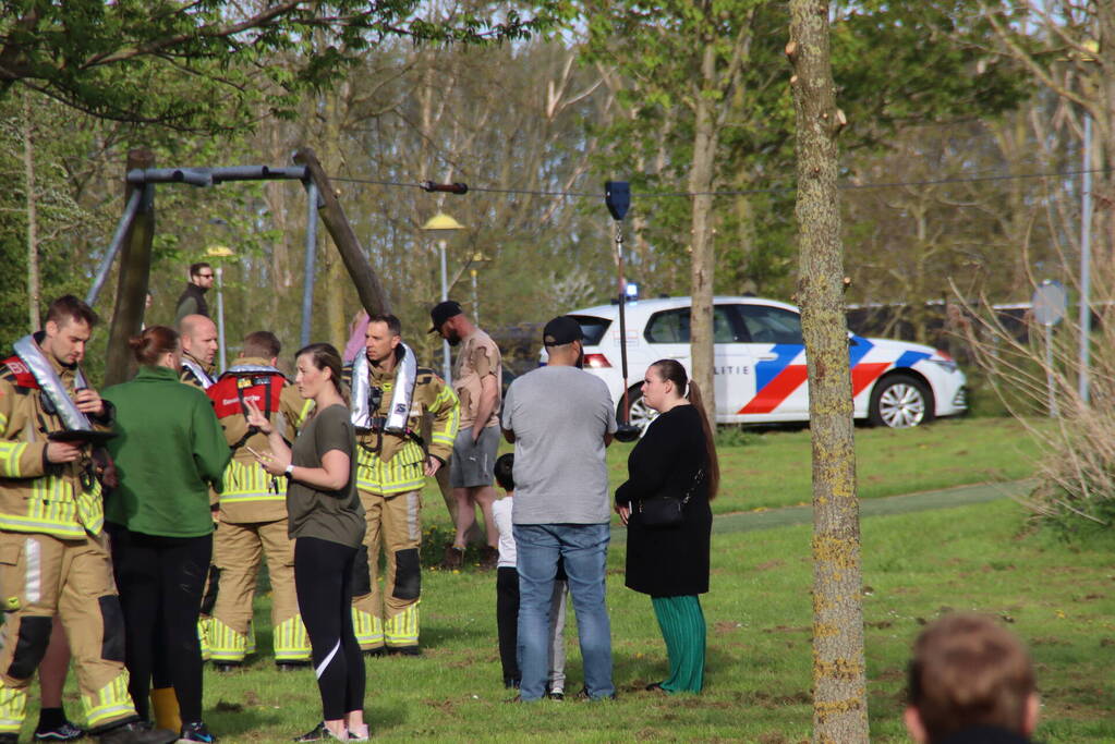 Politiehelikopter en veel hulpdiensten aanwezig voor valse melding