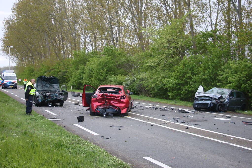 Meerdere gewonden bij ernstig ongeval