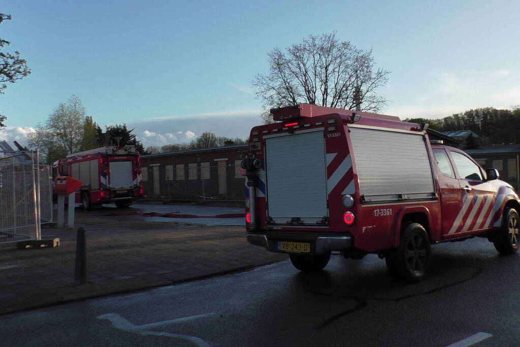 Rookontwikkeling bij brand in sloopwoning