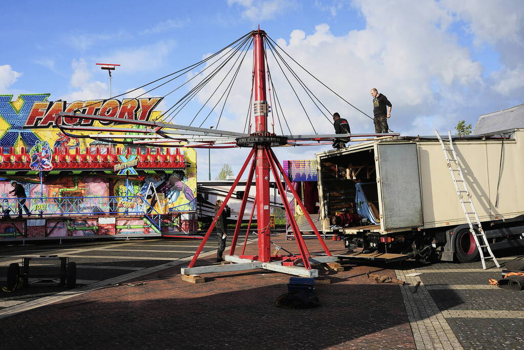 Laatste loodjes voor start van kermis