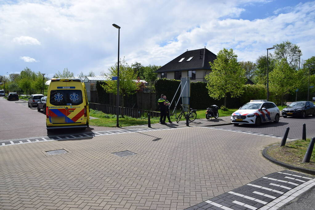 Scooterrijder gewond bij aanrijding door automobilist