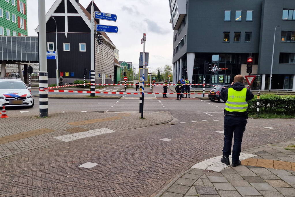 Maaltijdbezorger gewond bij ongeval