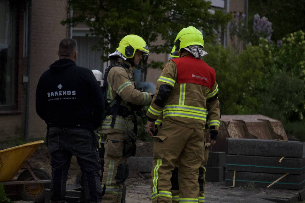 Gaslekkage door graafwerkzaamheden