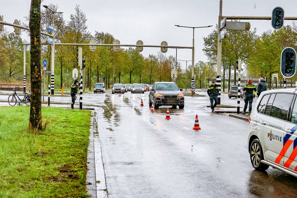 Overstekende fietser gewond bij aanrijding