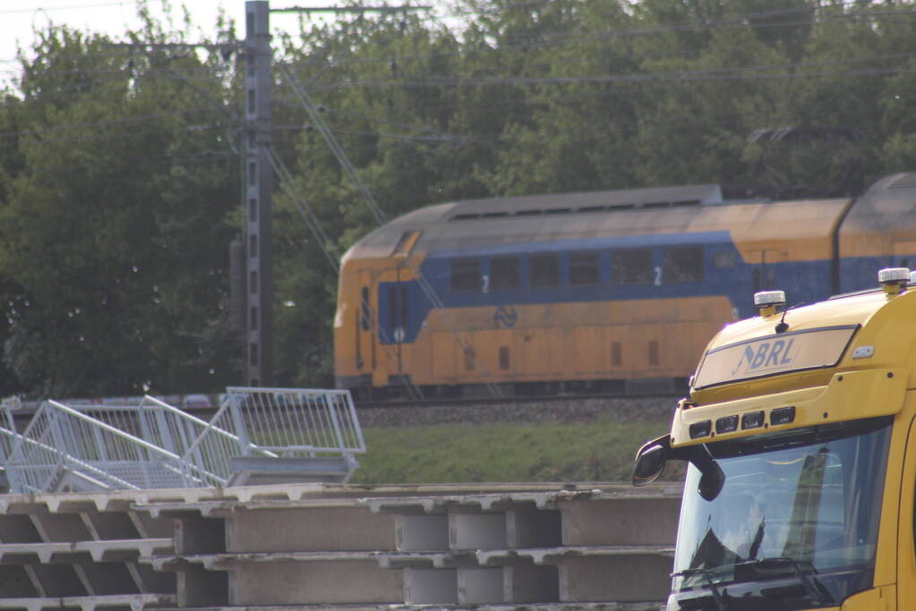 Treinverkeer gestremd vanwege aanrijding