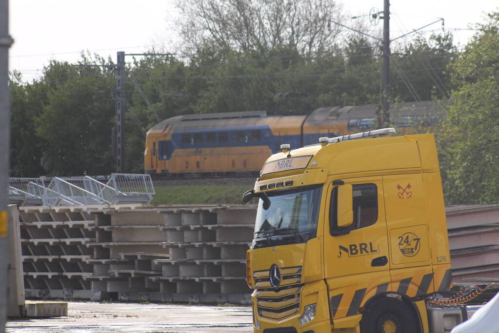 Treinverkeer gestremd vanwege aanrijding