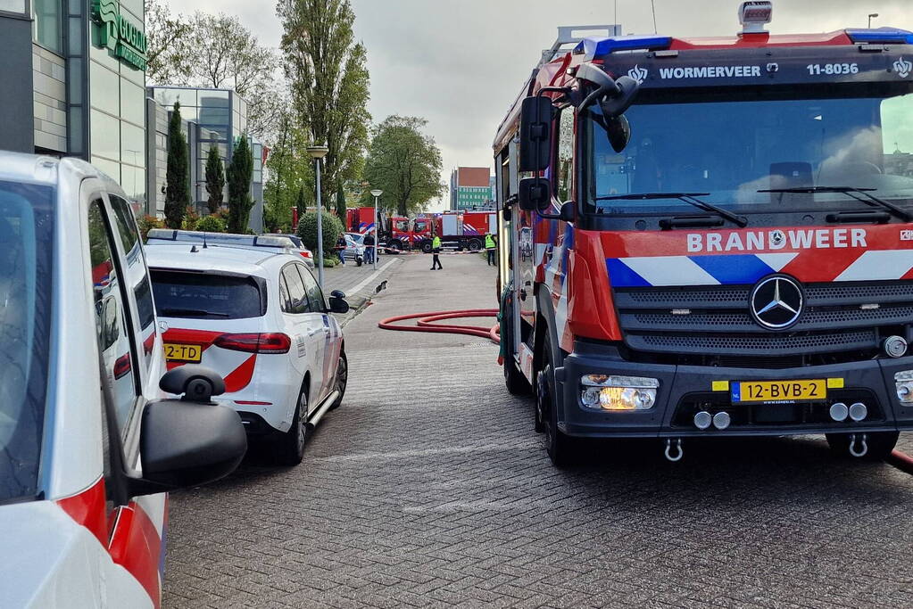 Gewonde bij brand in machine van fabriek