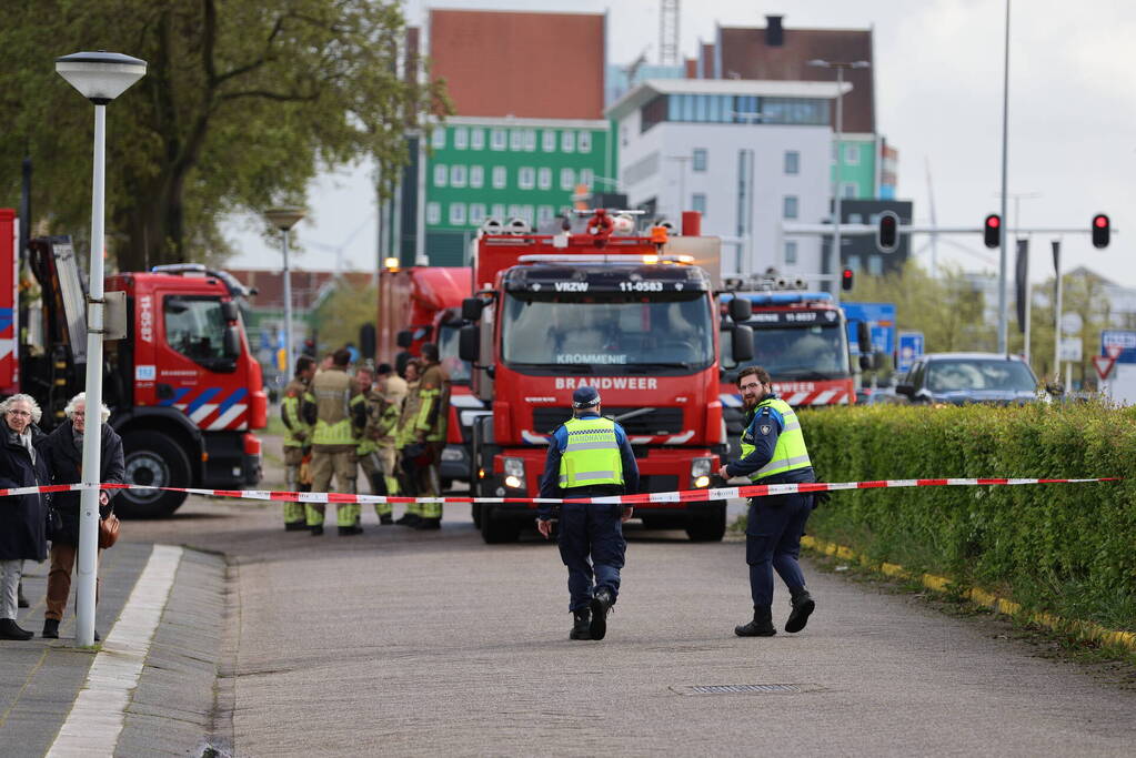 Gewonde bij brand in machine van fabriek