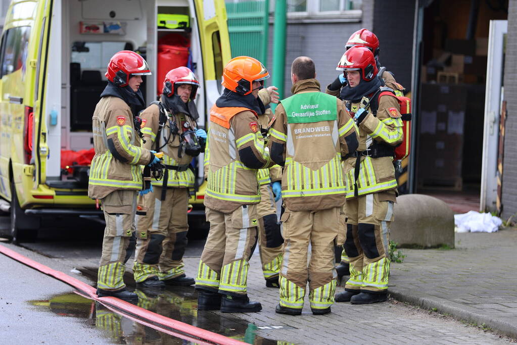 Gewonde bij brand in machine van fabriek