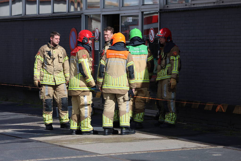 Gewonde bij brand in machine van fabriek