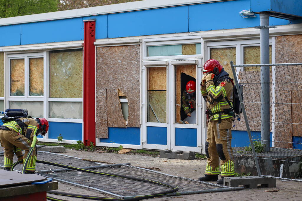 Inbraak en brandstichting in leegstaand schoolgebouw