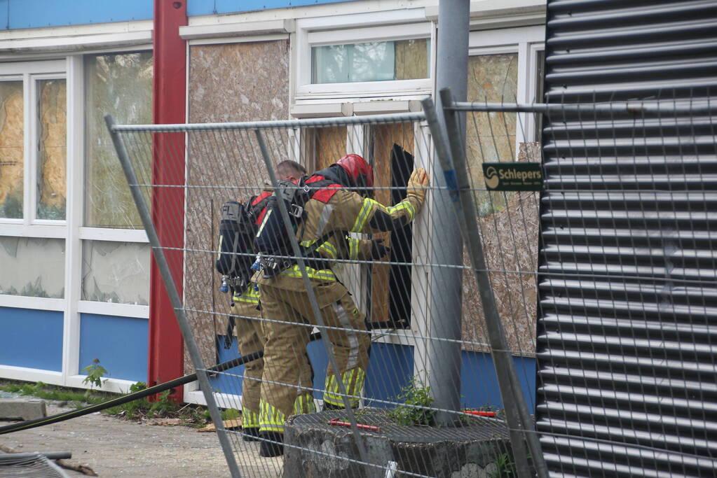 Inbraak en brandstichting in leegstaand schoolgebouw