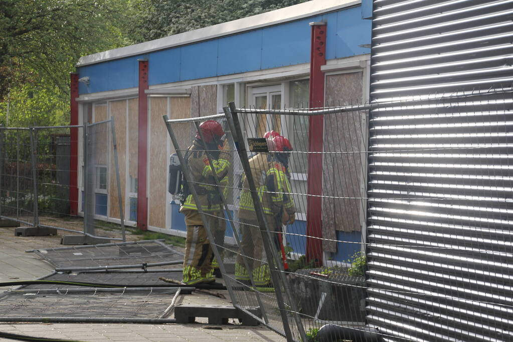 Inbraak en brandstichting in leegstaand schoolgebouw