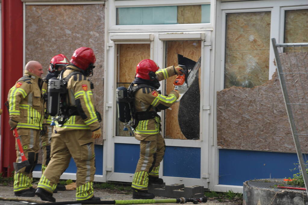 Inbraak en brandstichting in leegstaand schoolgebouw