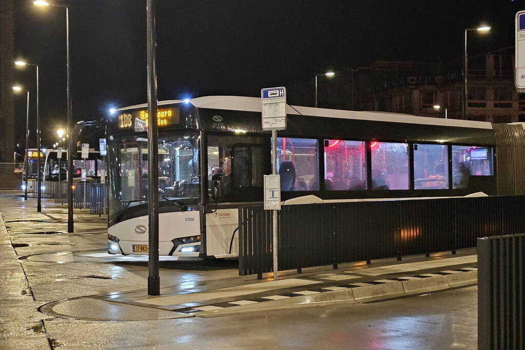 Busverkeer enkele minuten onderbroken wegens staking