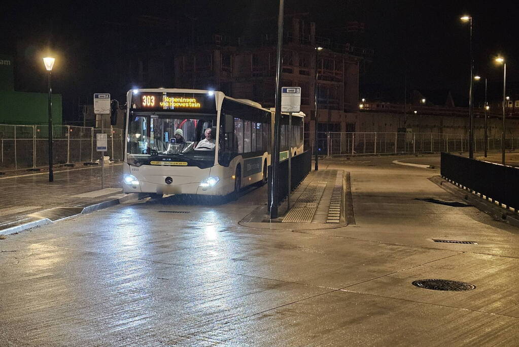 Busverkeer enkele minuten onderbroken wegens staking