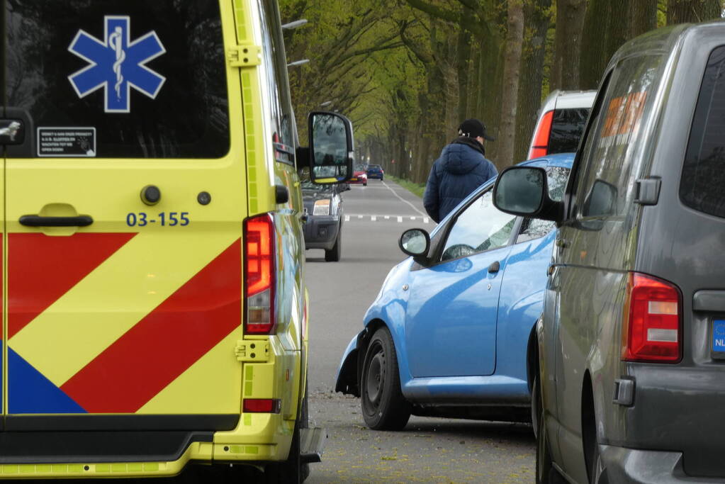 Automobilist botst tegen boom