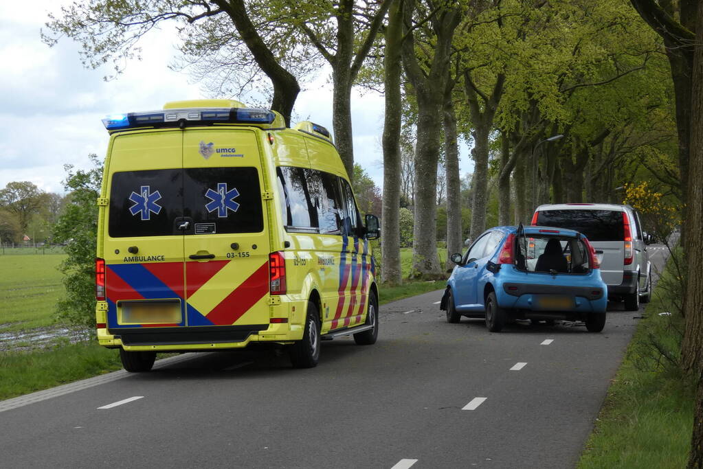 Automobilist botst tegen boom