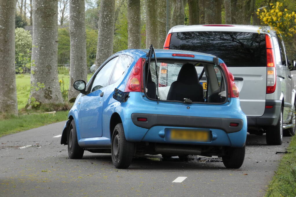 Automobilist botst tegen boom