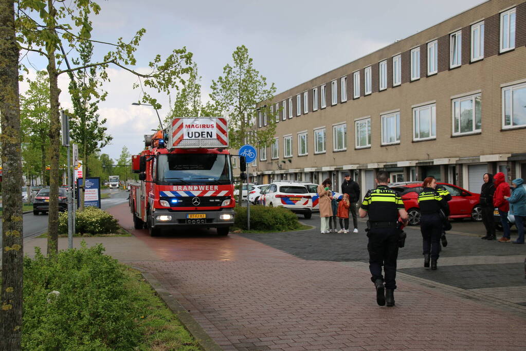 Föhn veroorzaakt flinke rookontwikkeling in schuur van woning