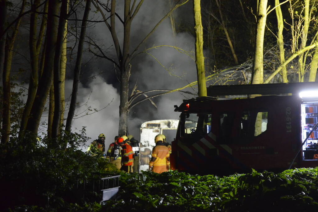 Schuur verwoest door brand