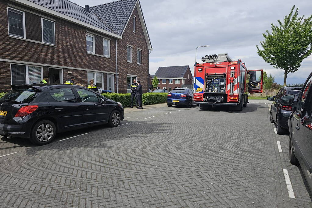 Brandweer ingezet voor rookontwikkeling in woning