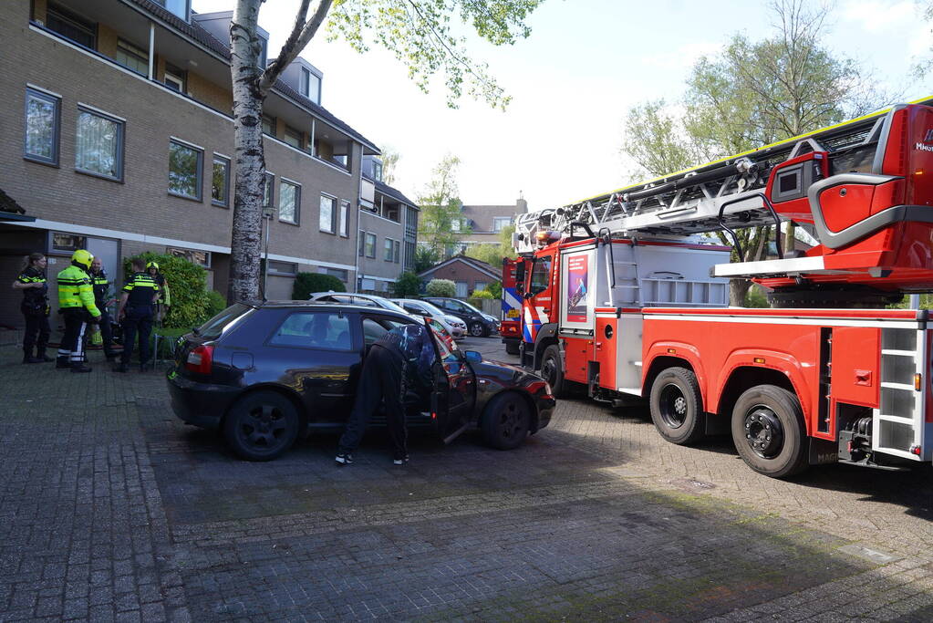 Persoon gewond bij woningbrand