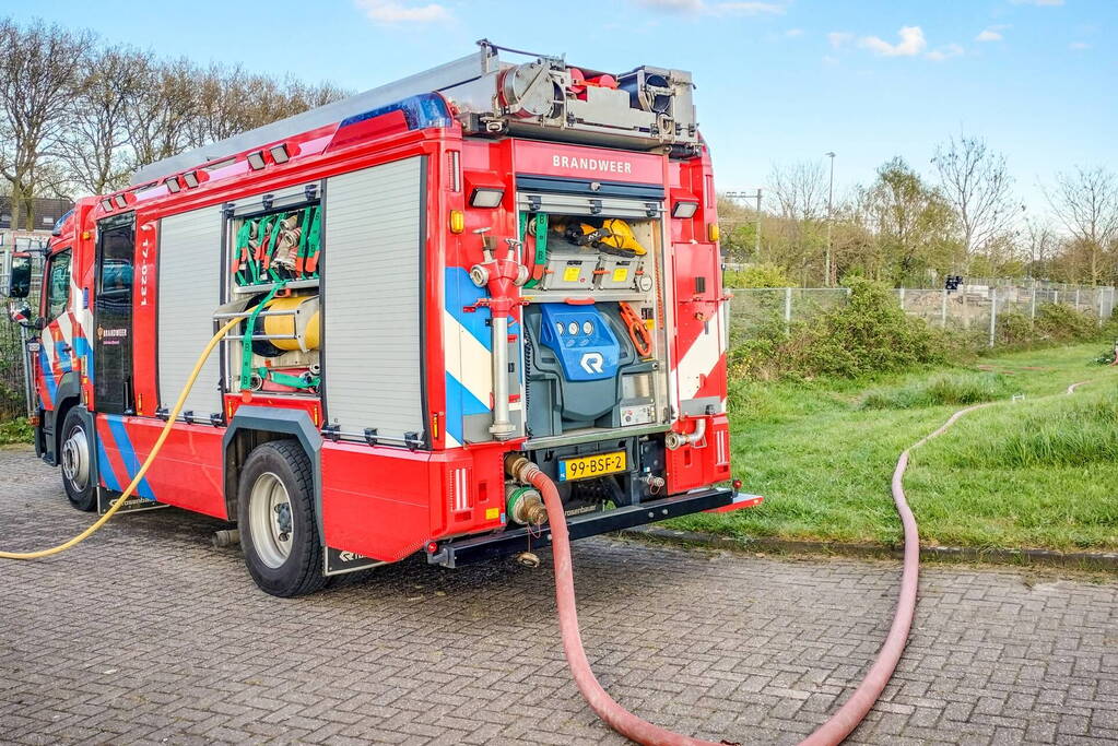 Brandstichting in leegstaand gebouw