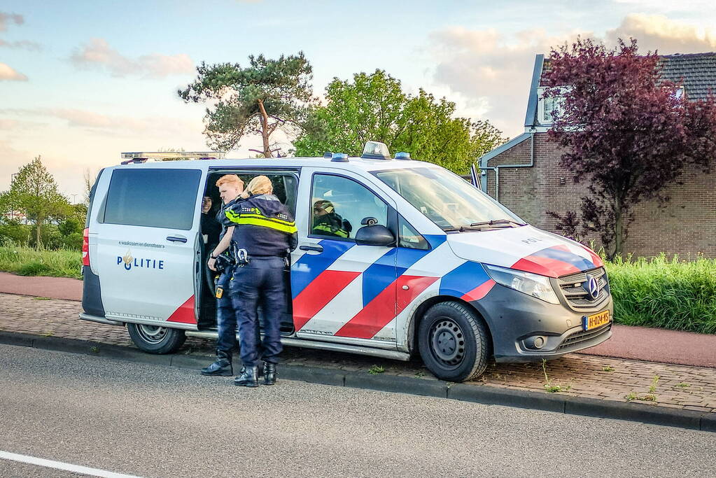 Brandstichting in leegstaand gebouw