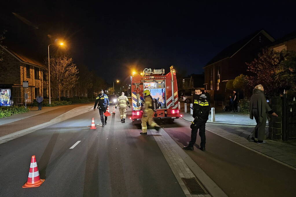 Brand in schoorsteen van pelletkachel