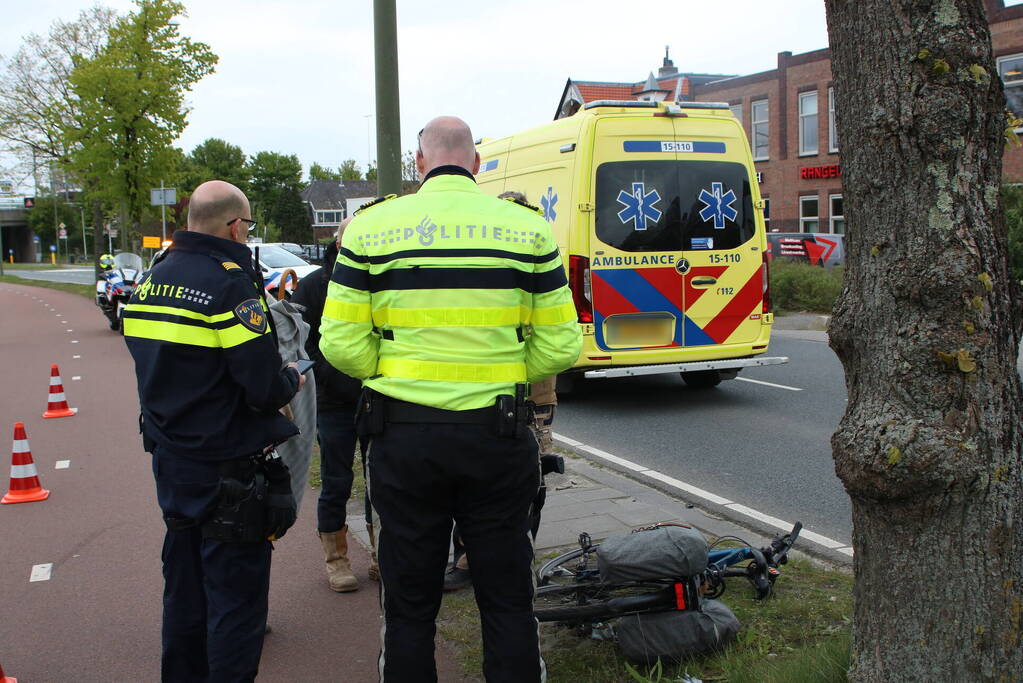 Twee fietsers betrokken bij aanriiding