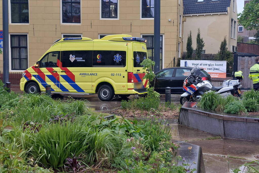 Fietser raakt gewond bij aanrijding