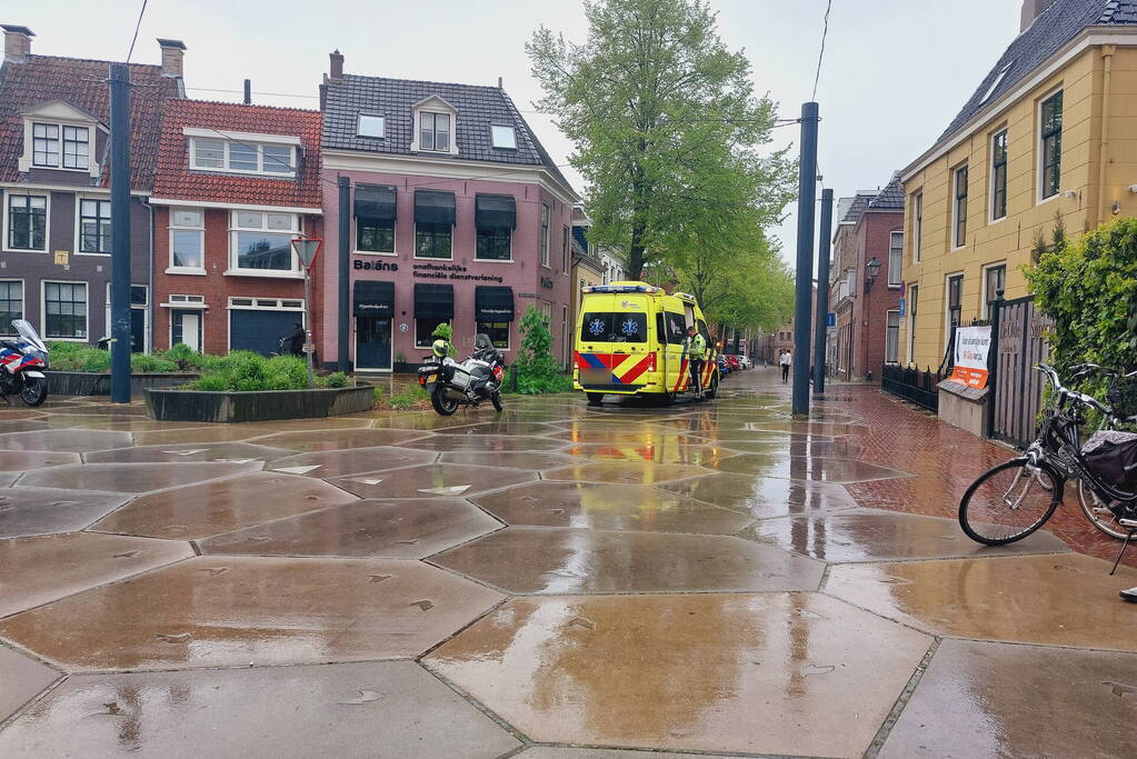 Fietser raakt gewond bij aanrijding